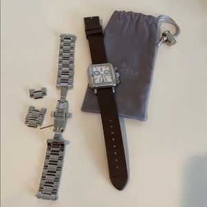 Excellent nice DECO MICHELE women watch silver